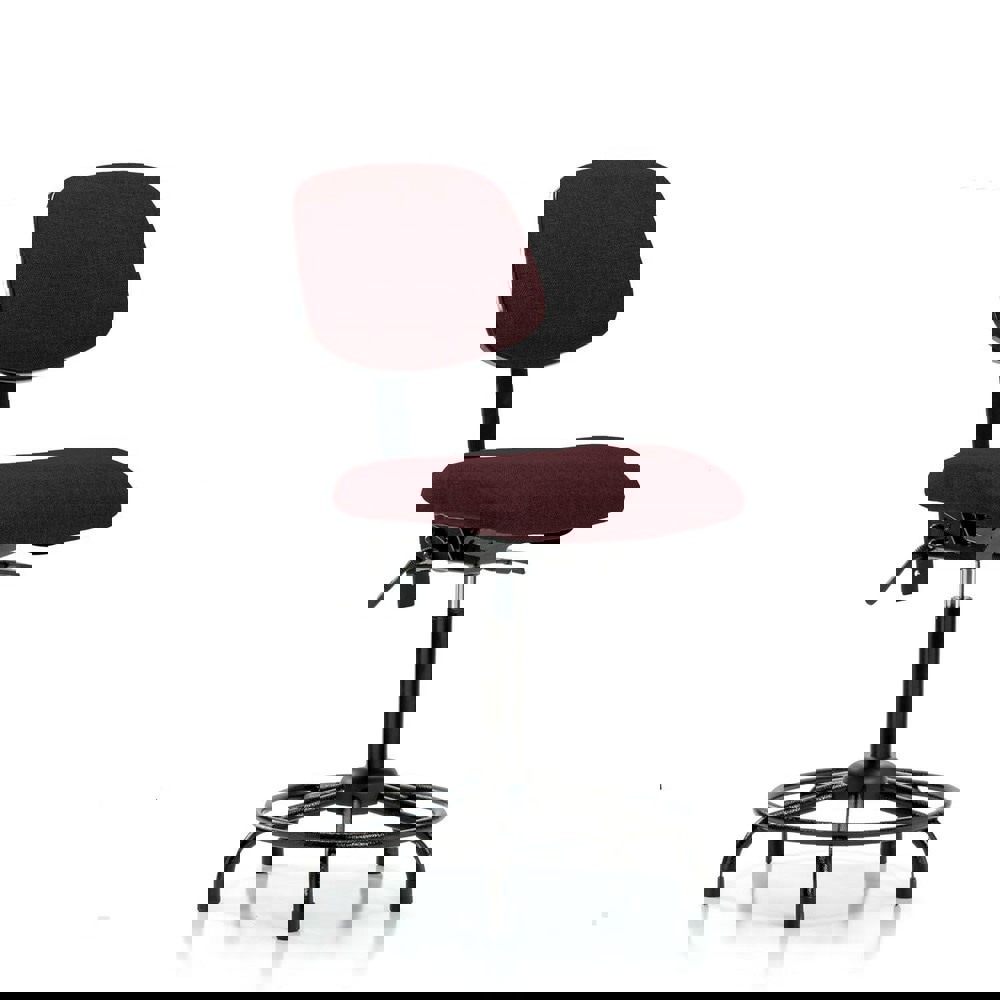 Task Chair: Olefin, Burgundy